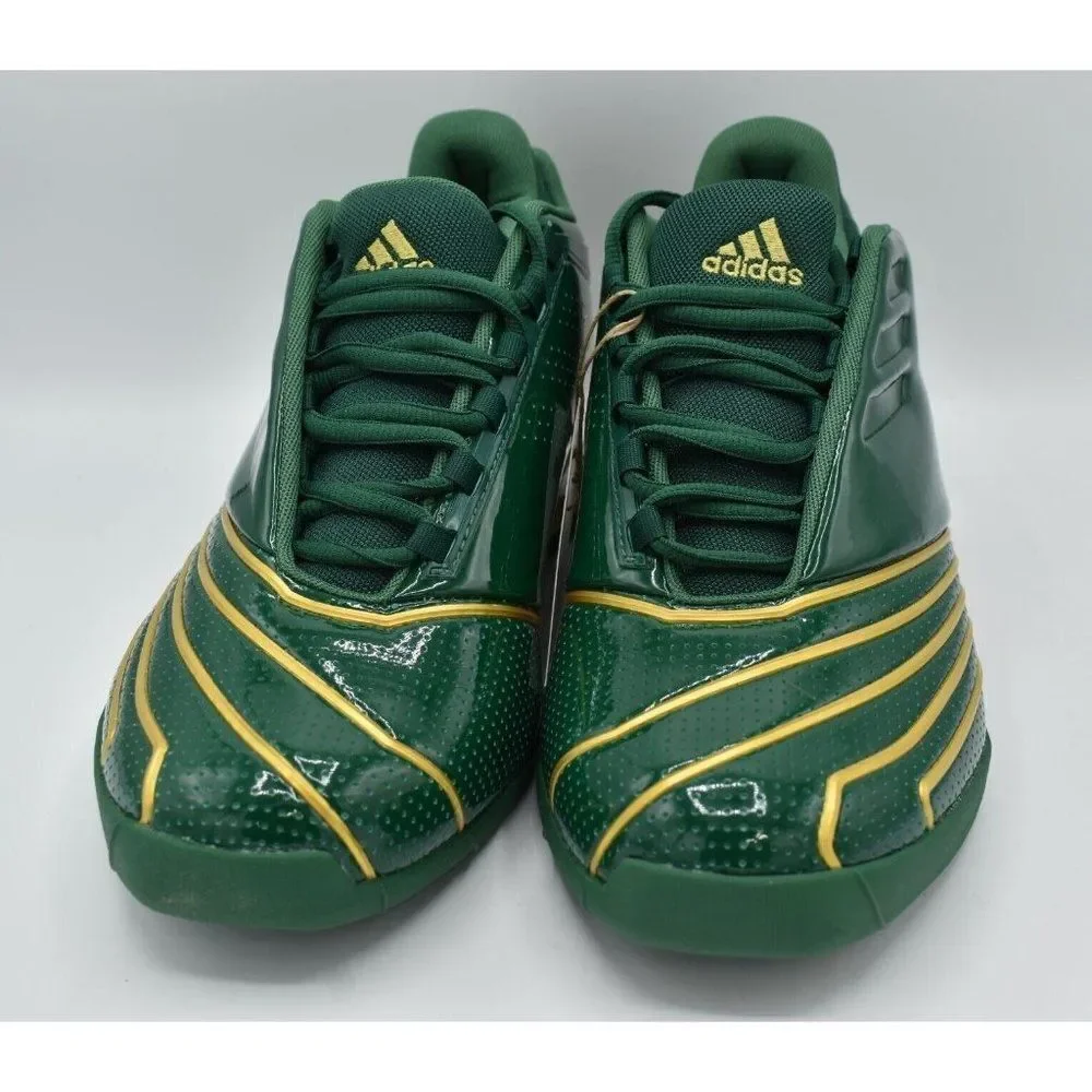 Adidas Size Mens 8 Womens 9 TMAC 2 Restomod Green Gold Basketball Shoes Sneakers